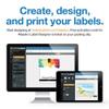 Door Hangers with Tear Away Cards - 4.25 x 11 - Cardstock - Pack of 500, 250 Sheets - Inkjet/Laser Printer - Online Labels view 4