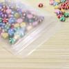 100 PCS Frosted Matte Clear Stand Up Zip Seal Bags (18x26cm (7x10.25")) view 2