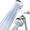 AirJet-500 3-in-1 High Pressure 34-setting Luxury Shower Combo with High-Velocity Flow Accelerator(TM) for More Power with Less Water! Extra-long 6 foot Stainless Steel Hose. All-Chrome Finish view 1
