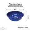6 Inch Enamelware Bowl for Camping and Backpacking - Cookware Gear Essentials for Camping and Backpacking (Made by Caddis Sports) view 3