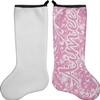 RNK Shops Personalized Floral Vine Holiday Stocking - Single-Sided - Neoprene view 2