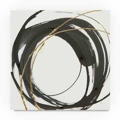 Trademark Fine Art ' Gilded Enso IV ' Canvas Art by Chris Paschke 18x18