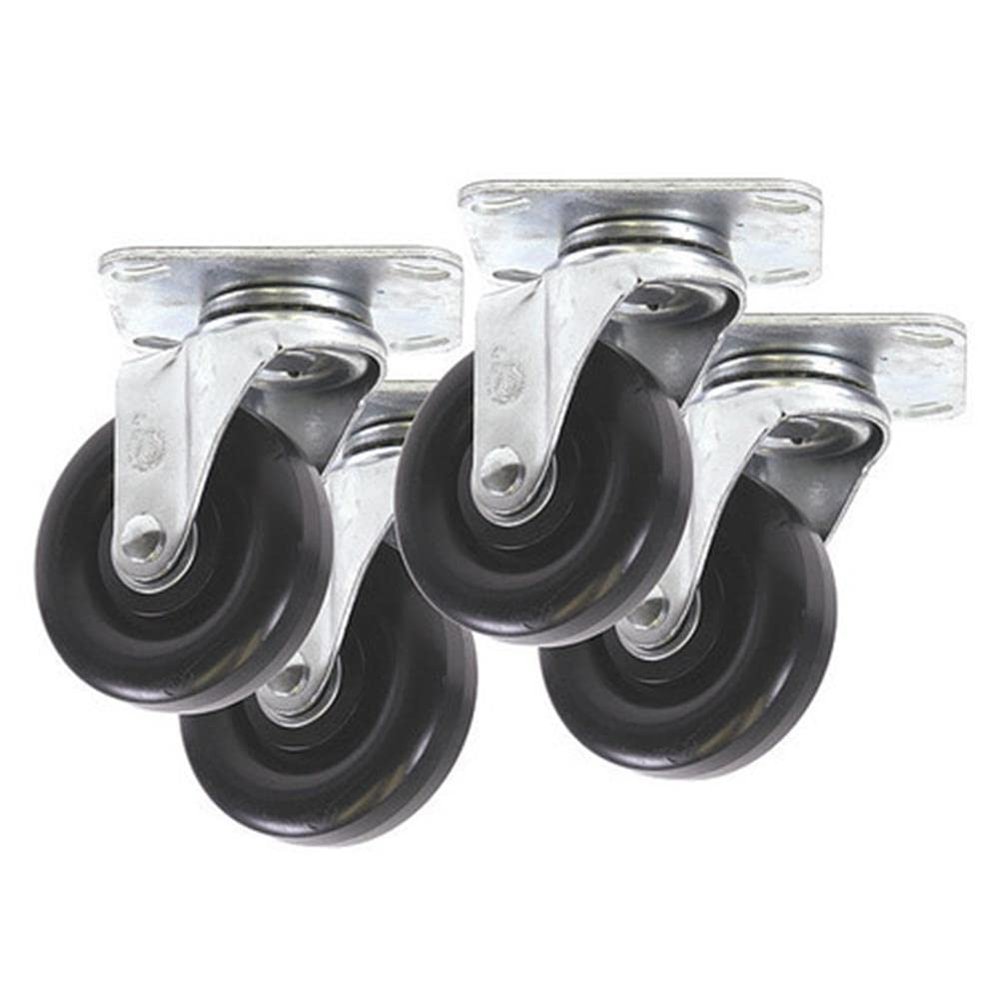 Portacool Caster Kit,12" L x 12" W x 4" H Size, Black (PARPACCST400)