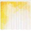 Ambesonne Yellow and White Shower Curtain, Fractal Mosaic Form with Simplistic Abstract Triangles with Ombre Effect, Cloth Fabric Bathroom Decor Set with Hooks, 69" W x 84" L, Yellow White view 2