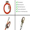 Steel Core Flip Line Kit, 5/8 in x 16 ft - USA Made, Adjustable Tree Lanyard, Arborist Equipment Positioning Lanyard, Low Stretch & Cut Resistant view 4