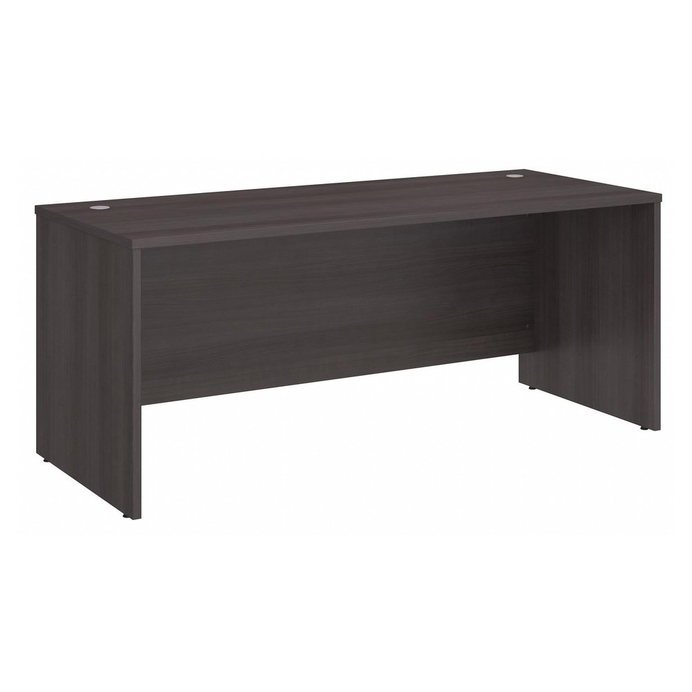 Bush Business Furniture Studio C 72W Computer Desk with Wire Management and Modesty Panel in Storm Gray, Professional Table for Home Office and Corporate Office