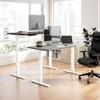 Bush Business Furniture Move 60 Series Height Adjustable Standing Desk, 72W x 30D, Storm Gray with Black Base view 4