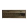 Rooms Organized Reclaimed Barnwood Decor Gray Wall Mounted Coat and Hat Rack Storage with Shelf Rustic Upcycled Wood 30 w x 10.5" h 6" deep view 3