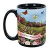 (Belgian Malinois) Garden Party 15 Oz Black Coffee Cup Mug, Dog & Cat Pet Gift, For Extreme Animal Lovers! view 2