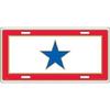 One Star Son in Service Military Blue Star 6"x12" Aluminum License Plate Tag view 1