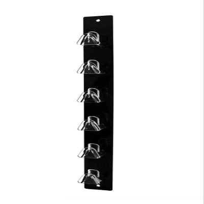 Marketing Holders 4 Pack Reading Glasses Holder Black Acrylic 6 Pair Wall Mount with Hardware Bookstores Pharmacies Supermarkets Retailers Airport Gift Shops Pharmacies Convenience Stores