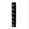 Marketing Holders 4 Pack Reading Glasses Holder Black Acrylic 6 Pair Wall Mount with Hardware Bookstores Pharmacies Supermarkets Retailers Airport Gift Shops Pharmacies Convenience Stores view 1