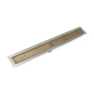 Infinity Drains FFAS 6548 SB - 48" Complete Kit for FFAS 65 in Satin Bronze