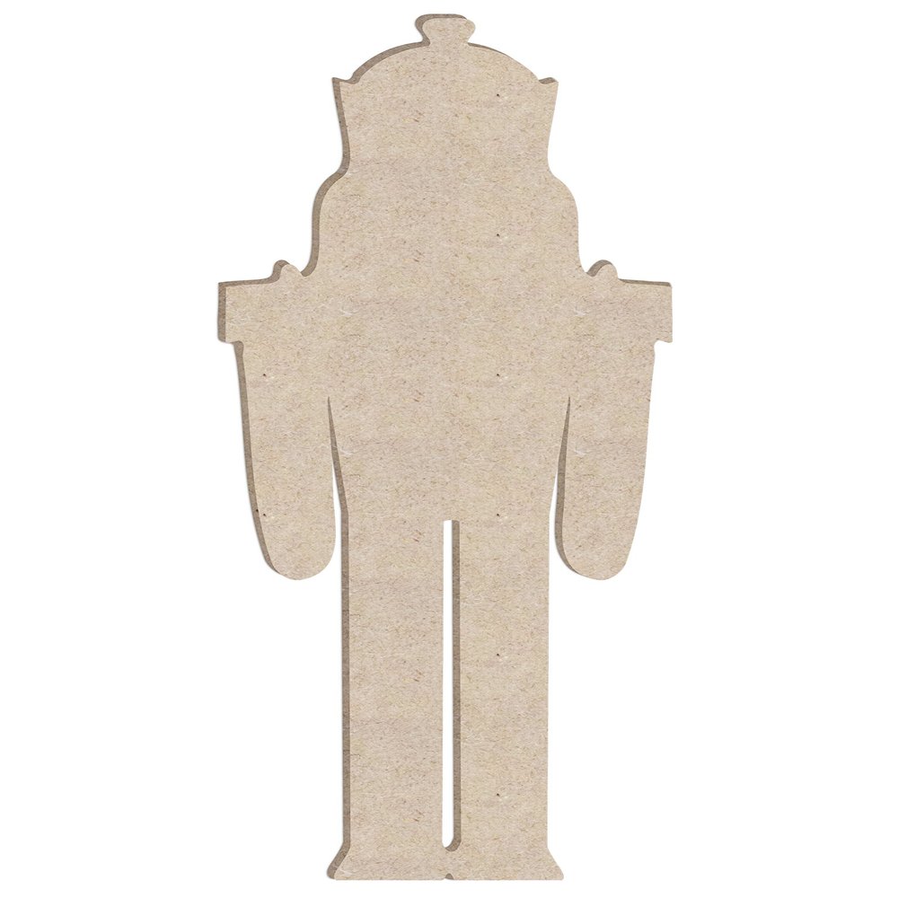 16" Christmas Nutcracker Unfinished Wood Cutout