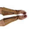 Arm Chaps Leather Protective Sleeves Arm Guard - Prevent Cuts, Scratches & Bruises - Genuine Cowhide - Ideal for Gardening & Construction - Left & Right Form-Fitting. Brown (1 Pair/X-Small). view 1