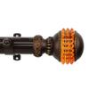 A&F Rod Dcor - Glint 1.5" Non-telescoping Heavy Duty Curtain Rod 11ft - Cocoa view 2