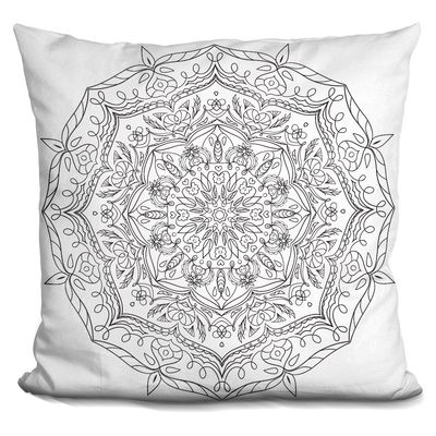 LiLiPi Line Art I Decorative Accent Throw Pillow