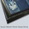 $100 Bill with Dice 2X Matted 20x11 Black Ornate Framed Art Print by Michael Godard view 2