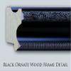 $100 Bill with Dice 2X Matted 20x11 Black Ornate Framed Art Print by Michael Godard view 3