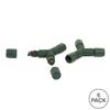 Vickerman Single Mold LED Set Green Coaxial Y Splitter 6/Bag, CSA/us Listed. view 2