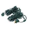 Vickerman 70 Cool White Twinkle LED Light on Green Wire, 4" Spacing x 24' Long Light Strand view 1