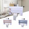 Smart Kitchen 4in 1 4 in 1 wall mount paper towel holder,Foil Film Wrap Tissue Paper Dispenser Bathroom Toilet Kitchen ABS Hanging Roll Paper Holder Rack Storage Shelf by SHOPIDEALY (Khaki) view 3