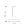 Furniture and Glue, Single Flower Stand, 3.5 x 3.5 x 4.5 inches (9 x 9 x 11.5 view 2