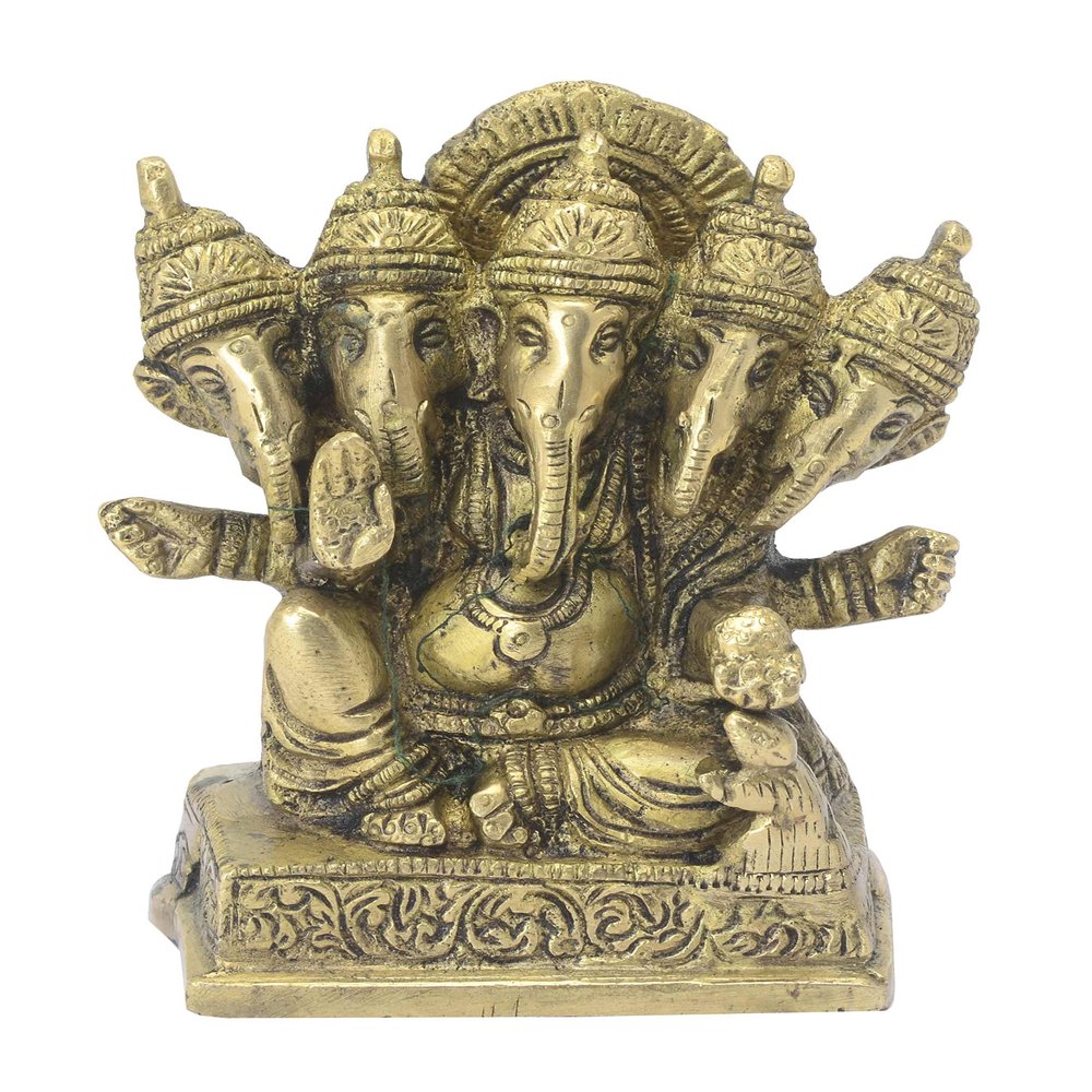 BHARAT HAAT Decorative panchmukhi Ganesh handicrafts Product BH06283