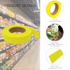 STORE FIXTURES DIRECT Decorative Gondola Shelving Vinyl Insert for Ticket Channel 130 FT. x 1.25 in. - Yellow view 4