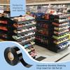 STORE FIXTURES DIRECT Decorative Gondola Shelving Vinyl Insert for Ticket Channel 130 FT. x 1.25 in. - Black view 2