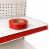STORE FIXTURES DIRECT Decorative Gondola Shelving Vinyl Insert for Ticket Channel 130 FT. x 1.25 in. - Red view 1