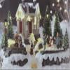 FAO Schwarz Decorative LED Motorized Holiday House Scene view 2