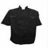 CHEFSKIN Personalize Customized Embroidery Professional Chef Jacket Cool Max Ultra-Lightweight with mesh Back in Black (X-Large (54in)) view 1