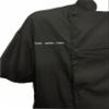 CHEFSKIN Personalize Customized Embroidery Professional Chef Jacket Cool Max Ultra-Lightweight with mesh Back in Black (X-Large (54in)) view 2