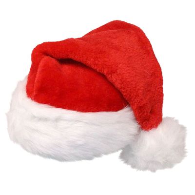 Deluxe Quality Father Christmas Santa Hat Xmas Fancy Dress Accessories Stocking Fillers Multi