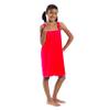 BY LORA Shower Towels for Girls for Spa, Bath, Travel, Red - Small view 1