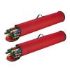 Wrapping Paper Storage Bag 2-Pack - 40-Inch Gift Wrap Organizer - Holds Up to 50 Rolls of Giftwrap Total - Christmas Storage by Elf Stor (Red) view 1