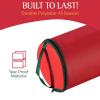 Wrapping Paper Storage Bag 2-Pack - 40-Inch Gift Wrap Organizer - Holds Up to 50 Rolls of Giftwrap Total - Christmas Storage by Elf Stor (Red) view 4