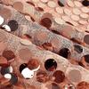 BalsaCircle 72-Inch Blush Square Big Payette Sequin Table Overlay Linens for Wedding Party Kitchen Dining Events view 2