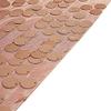 BalsaCircle 72-Inch Blush Square Big Payette Sequin Table Overlay Linens for Wedding Party Kitchen Dining Events view 4