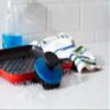 Le Creuset Nylon Cast Iron Grill Pan Brush, 3 1/4 Inches, Flame view 2