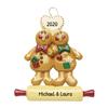 3D Personalized Our First Christmas Ornament 2025 | Custom Gingerbread Couple Ornaments Rolling Pin Couples Ornament 2025 Family of 2 Cookie for a Couple Ornaments Couples Unique Gifts view 1