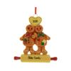 3D Personalized Our First Christmas Ornament 2025 | Custom Gingerbread Couple Ornaments Rolling Pin Couples Ornament 2025 Family of 2 Cookie for a Couple Ornaments Couples Unique Gifts view 2