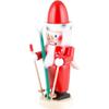 Steinbach Chubby Nutcracker Collection, Wooden Skiing Santa, 12.6" view 2