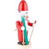 Steinbach Chubby Nutcracker Collection, Wooden Skiing Santa, 12.6" view 3