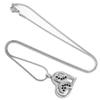 Oinsi Pet Funeral Jewelry Little Butterfly In My Heart Stainless Steel Cremation Urn Necklace Hold Ashes (Black Stone) view 3