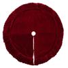 Vickerman 84" Plush White Velvet Christmas Tree Skirt - Elegant Christmas Tree Skirt Large - Red Christmas Tree skirt - Velvet Holiday Tree Skirt - Reliable and Durable view 1