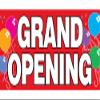 4 Less Co 3x10 Ft Grand Opening Vinyl Banner Sign Balloon rb view 1