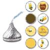 Bumble Bee Label for Hershey Kisses Chocolates by Adore By Nat - Birthday Baby Shower Party Stickers - Set of 240 view 4