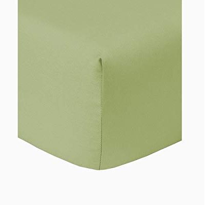 Eyelet Home Decor Sage, Queen Size 15 Inch Deep Pocket 1PC Fitted Sheet Only, Egyptian Cotton 800 Thread Count